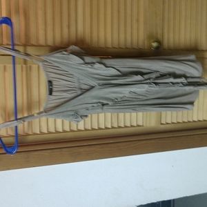 Tammy Mars Brand Women's Cream Beige Tank With Ruffles in Front-Like New